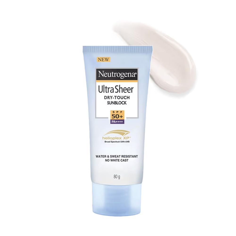 Neutrogena Ultra Sheer Sunblock – Broad Spectrum Sunscreen SPF 50+ PA++++ (80g)