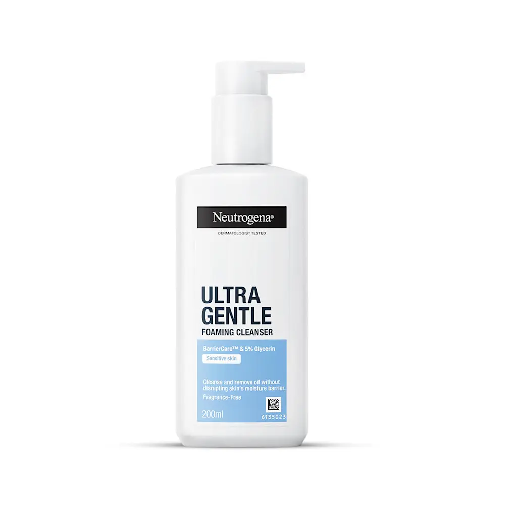 Neutrogena BarrierCare™ Cream-to-Foam Facial Cleanser – Ultra Gentle (250 ml)