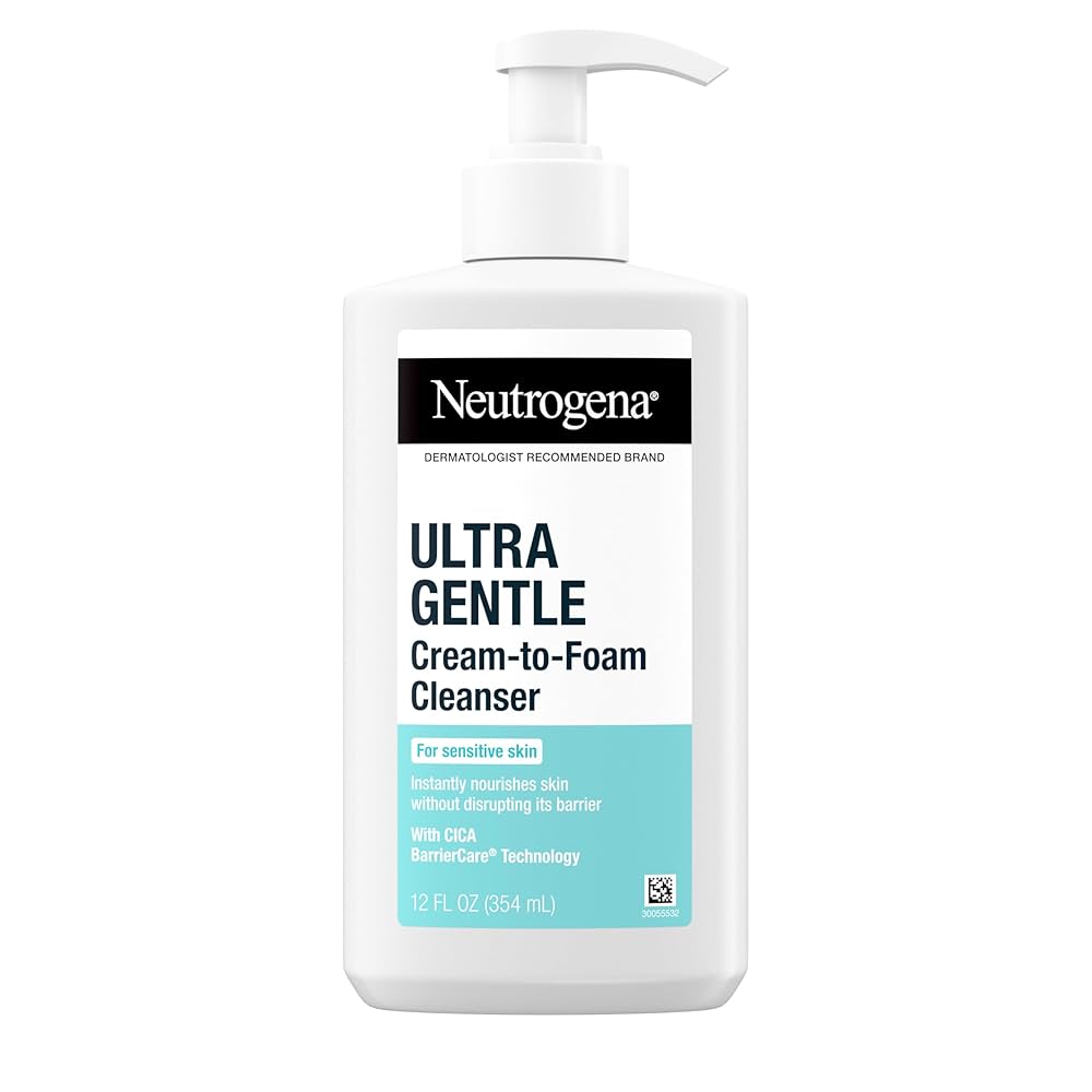 Neutrogena BarrierCare™ Cream-to-Foam Facial Cleanser (200 ml)