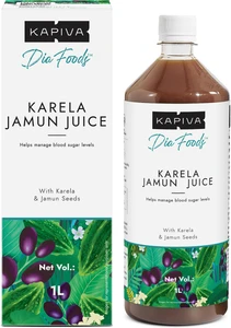 Kapiva Karela Jamun Juice – Blood Sugar & Digestion Support (1 L)