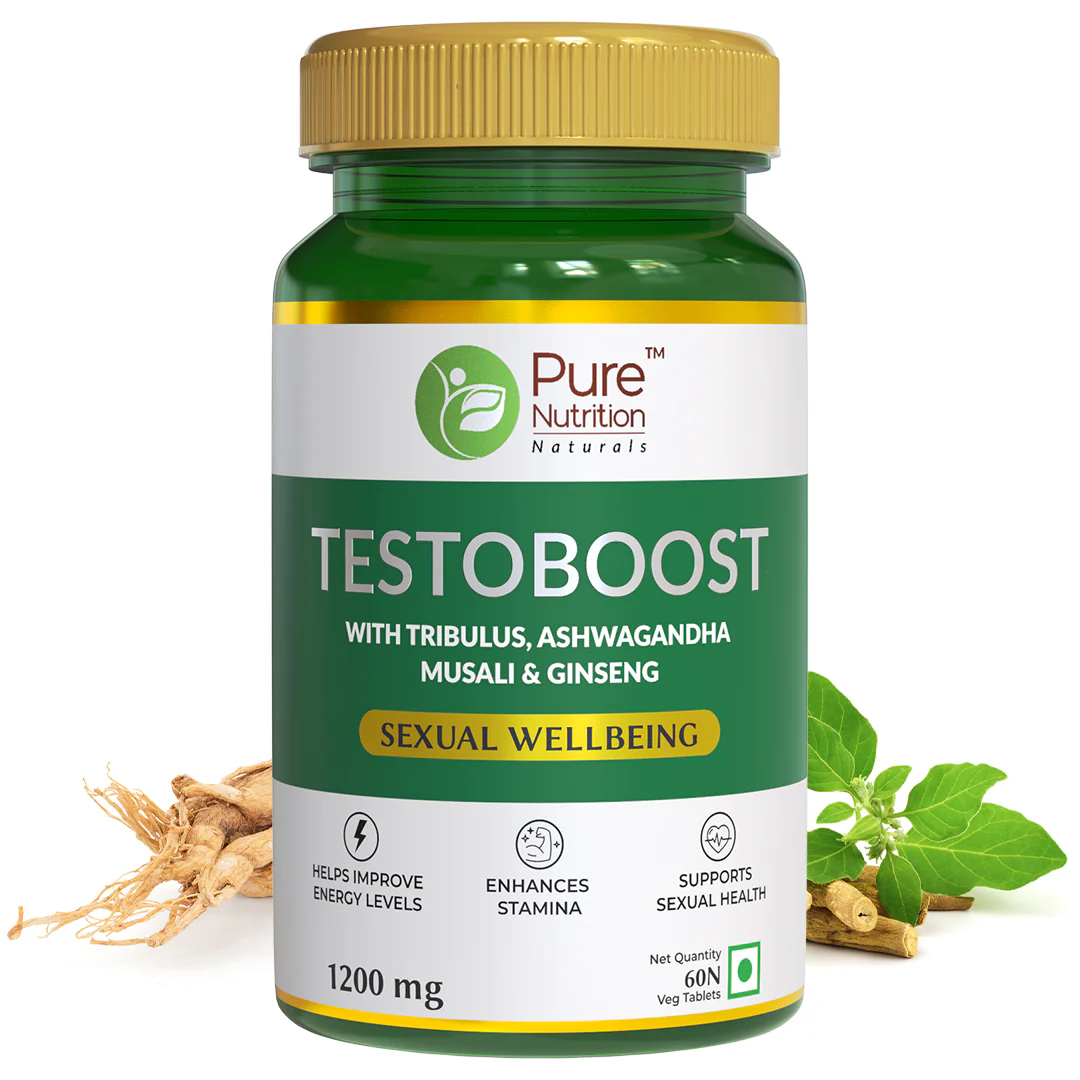 Pure Nutrition TestoBoost – Sexual Wellbeing Blend (30 Veg Tablets)
