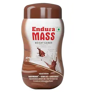 Endura Mass Weight Gainer Powder 500 G Chocolate Flavour|