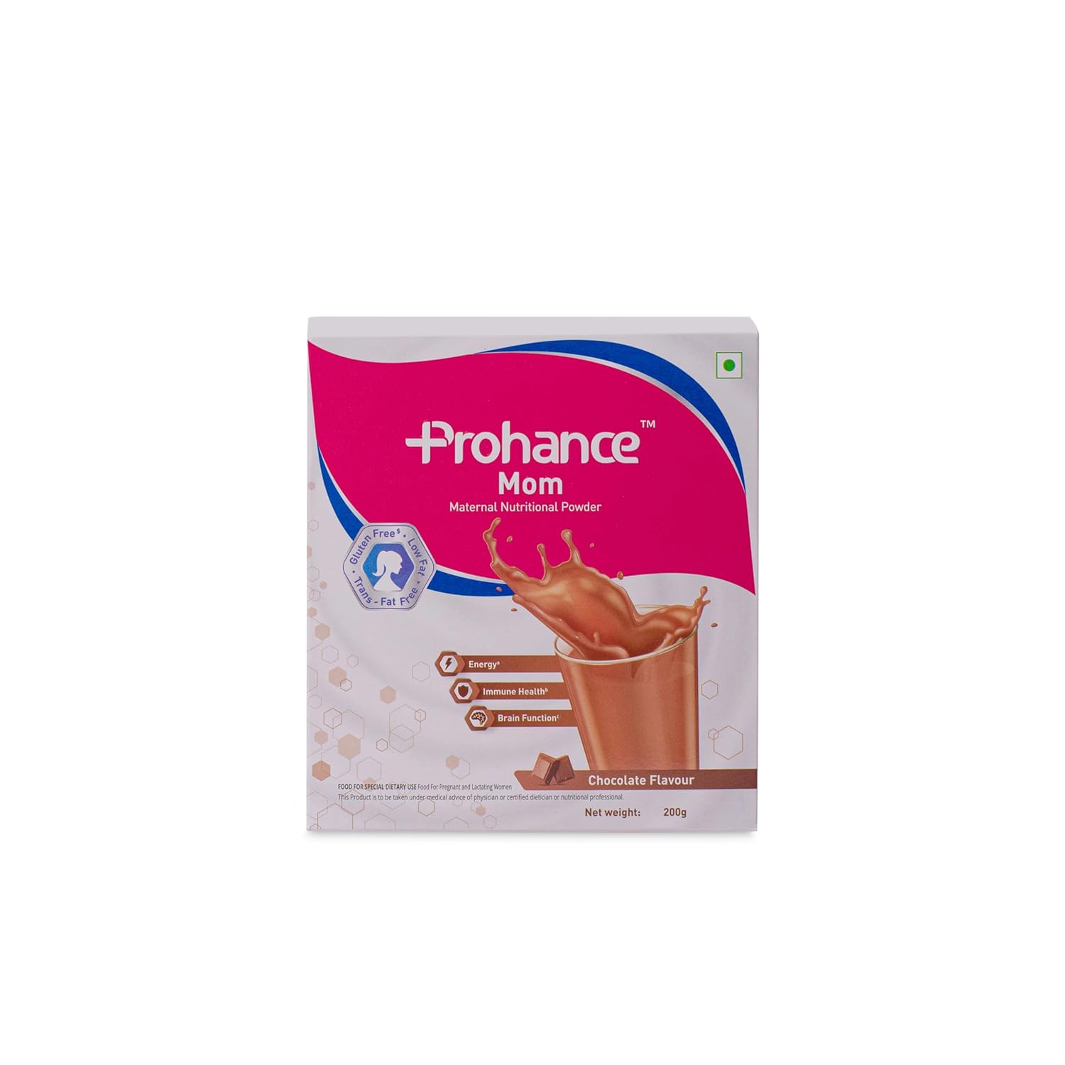 Prohance Mom Chocolate Powder – Prenatal & Lactation Nutrition (200 g)