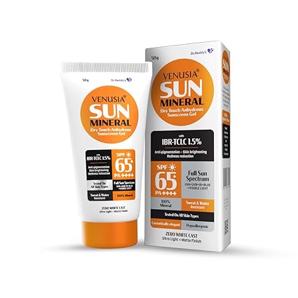 Venusia® Sun Mineral Sunscreen SPF 50+ PA++++ (50 g)