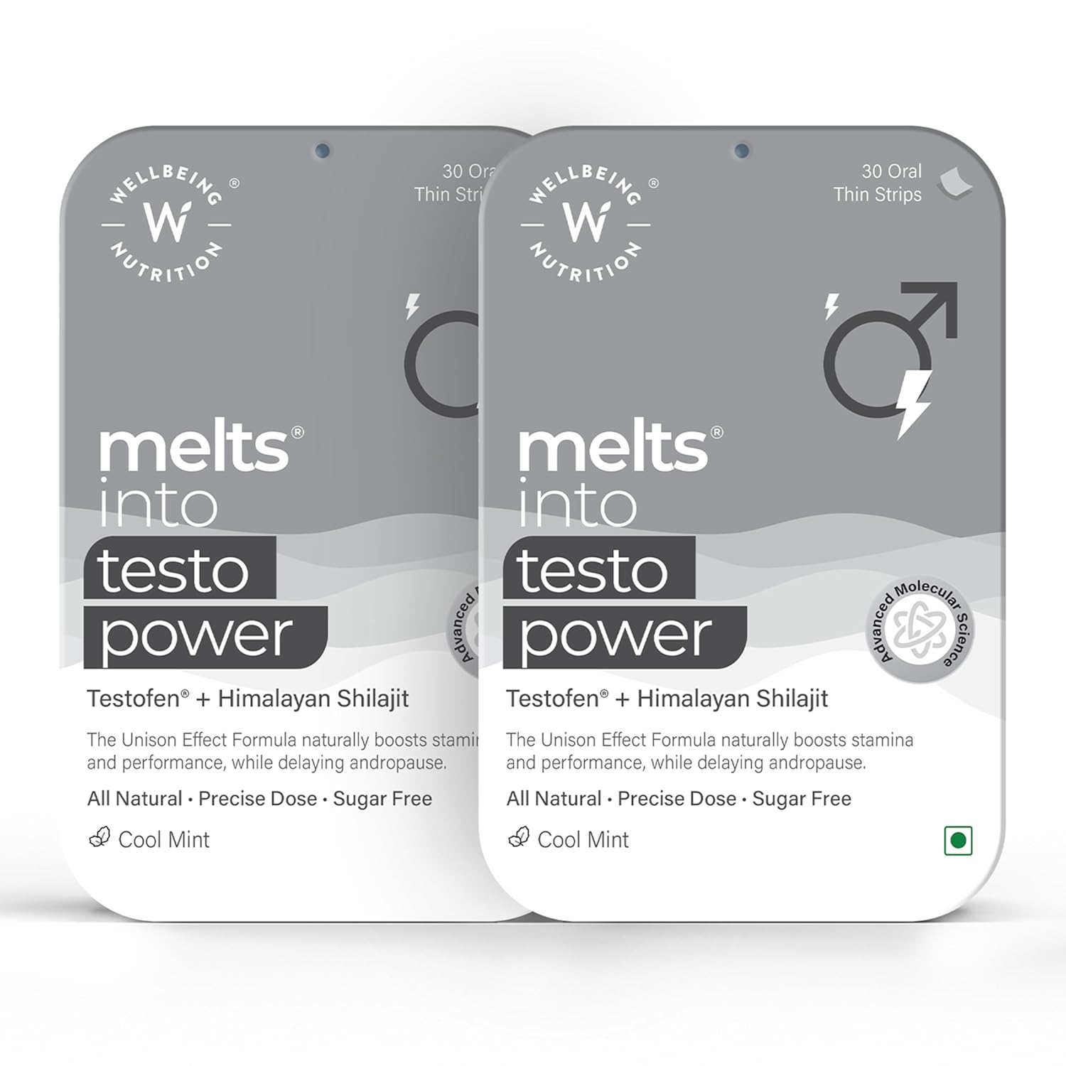 Wellbeing Nutrition Melts Testo Power 
